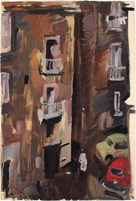 Алексеев Адольф Евгеньевич. Городская улица (Италия)